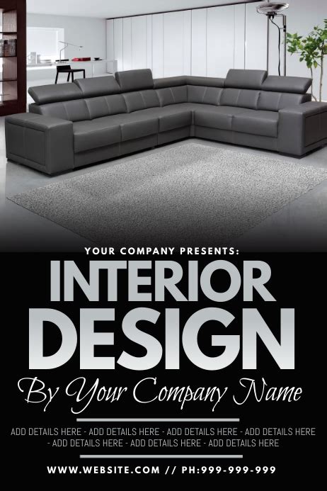 Copy Of Interior Design Poster Postermywall
