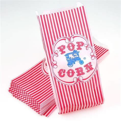 We Love These New Retro Popcorn Bags Retro Popcorn Box White Popcorn