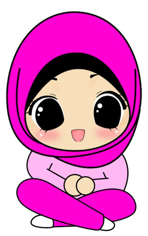 Muslimah Cute Cartoon Clipart Best
