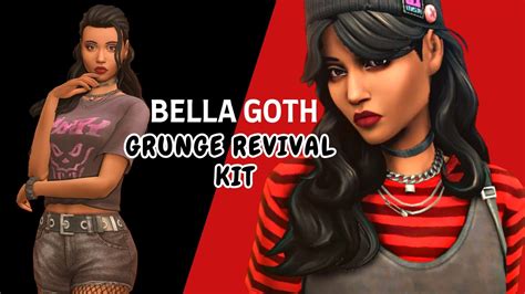 The Grunge Revival Kit Was Made For Bella Goth 🏽 Sims 4 Create A Sim