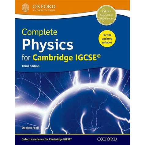 Complete Physics For Cambridge Igcserg Student Book Edition 3