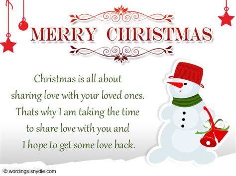 Just click on the specific category you're interested in, or read the whole guide and mix and match to create just the right holiday message for each person on your list. Christmas Card Messages and Christmas Card Wordings - Wordings and Messages