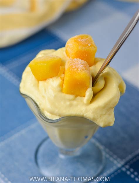 Mango Soft Serve For One Thm E Only 3 Ingredients Briana Thomas