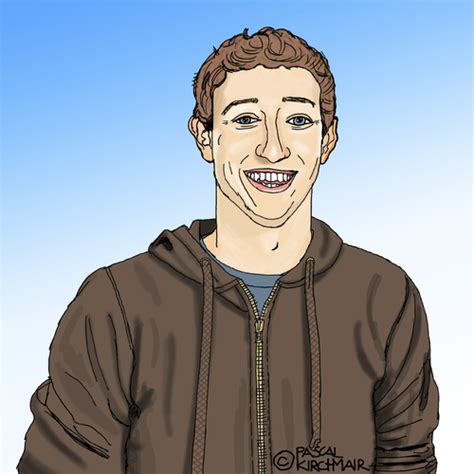 Mark Zuckerberg By Pascal Kirchmair Famous People Cartoon Toonpool