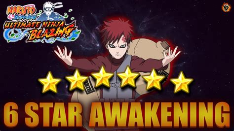 Naruto Shippuden Ultimate Ninja Blazing 6 Star Gaara Awakening And