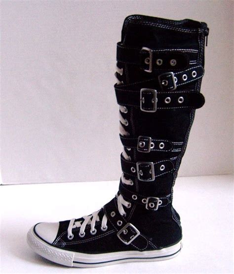 Sneakers Fashion Emo Shoes Goth Shoes