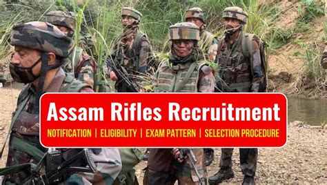 Assam Rifles Recruitment Posts Apply Online For Technical