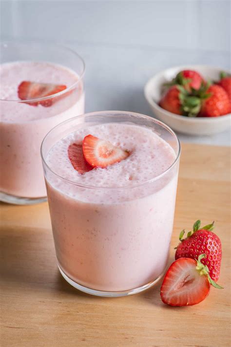 Strawberry Protein Smoothie Recipe Feelgoodfoodie