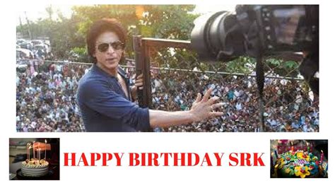 This is the first day of the rest of your life. Shahrukh Khan Crazy Birthday Party & Wishes 2017 ...