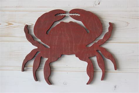Crab Wood Cutout - $39 - Pinspiration