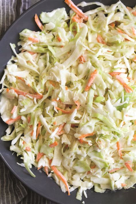 Before serving, mix the salad really well once more. Vinegar Based Coleslaw Recipe | Homemade coleslaw, Best ...