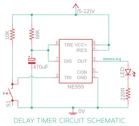 Simple Circuit Diagram Using 555 Timer