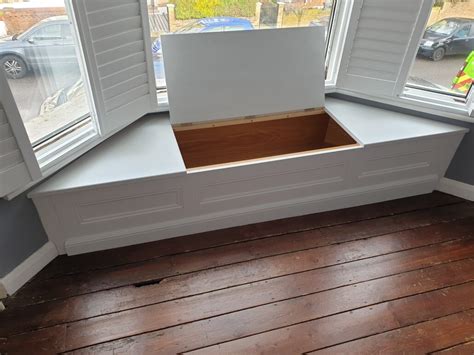 How To Build A Bay Window Bench Seat With Storage Brokeasshome Com