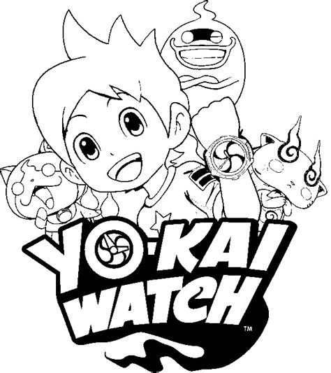 Coloring Page Yo Kai Watch Yo Kai Watch 3