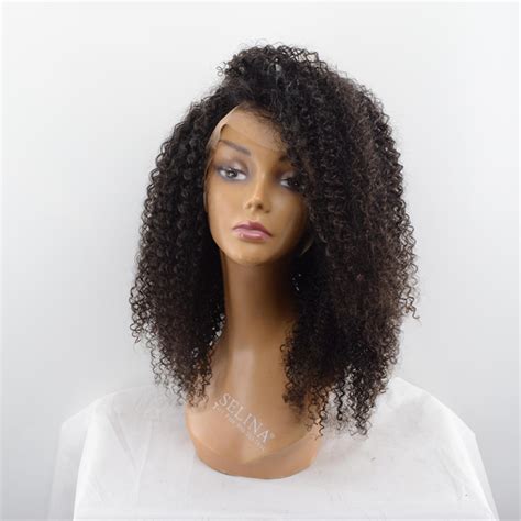 Blonde Kinky Curly Wigs Human Hair Afro Kinky Curly Lace Front Wig