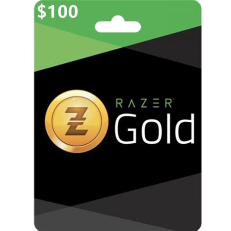 Razer Gold 100 Usd T Card Email Delivery Gsvc