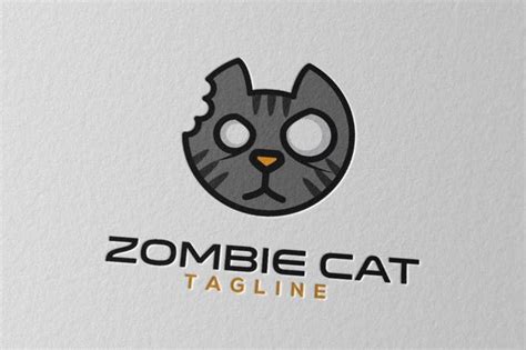 Zombie Cat Logo by Scredeck on | Cat logo, Zombie cat, Cats