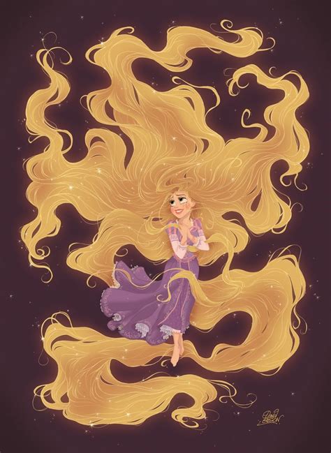 Rapunzel By David Gilson Disney Fan Art Disney Princess Drawings