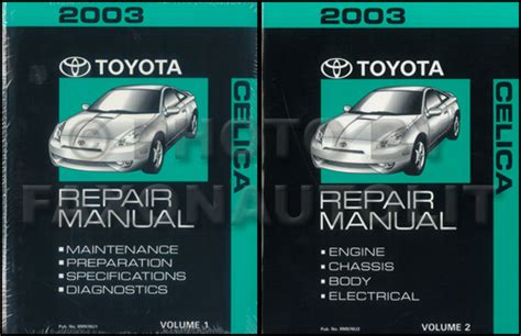 GRAFIK 1993 Toyota Corolla Service Repair Shop Set Oem 2 ...