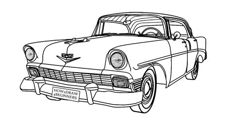 1956 Chevy Coloring Pages