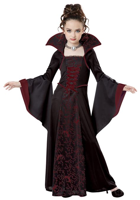 Girls Royal Vampire Halloween Costume Vampire Costume