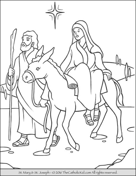 Free simple bible verse coloring pages for christmas. Mary Archives - The Catholic Kid - Catholic Coloring Pages ...