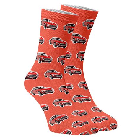 Car Photo Pattern Socks | Have You Seen My Socks?