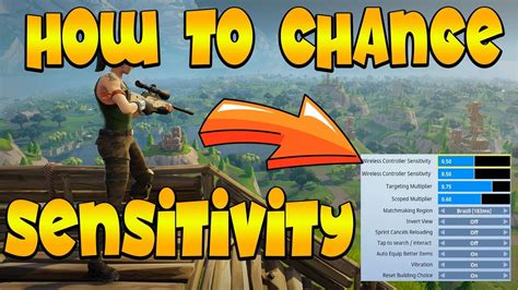 How To Change Sensitivity In Fortnite Fortnite Battle Royale Youtube