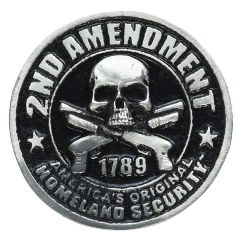 2nd Amendment Americas Original Homeland Security Pin Miltacusa