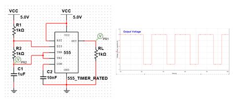 Electrotuts 555 Timer Ic Astable Mode