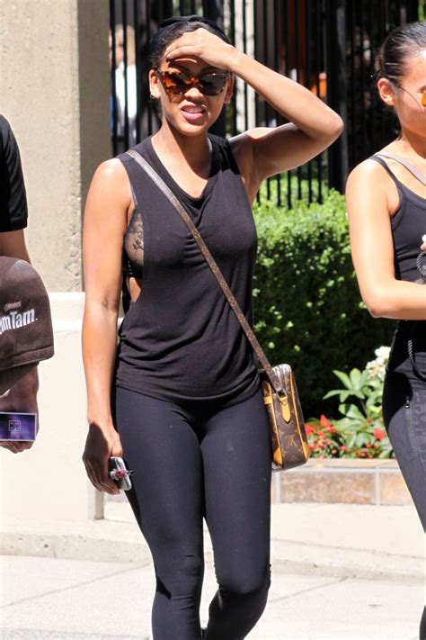Meagan Good Street Style Out In Vancouver July