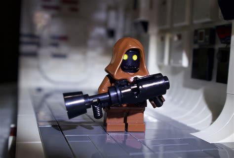 New Lego Star Wars Gold Badge Jawa Minifigure Blaster Etsy Canada