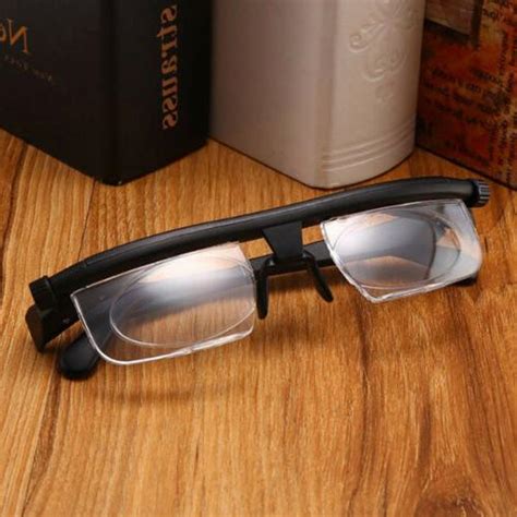 Dial Adjustable Glasses Variable Focus For Reading Distance