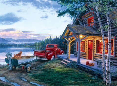 This is an extremely fun opportunity to support pathways! Buffalo Games Darrell Bush: Cabin Fever - 1000 Piece ...