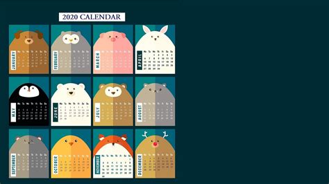 Desktop Wallpaper With Calendar