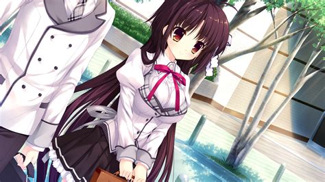 Anime Girls School Uniform Visual Novel Alias Carnival Saijo Karin