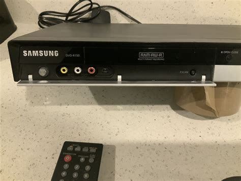 Samsung Dvd Recorder Black Unit Only Dvd R150 Remote And Scart Lead