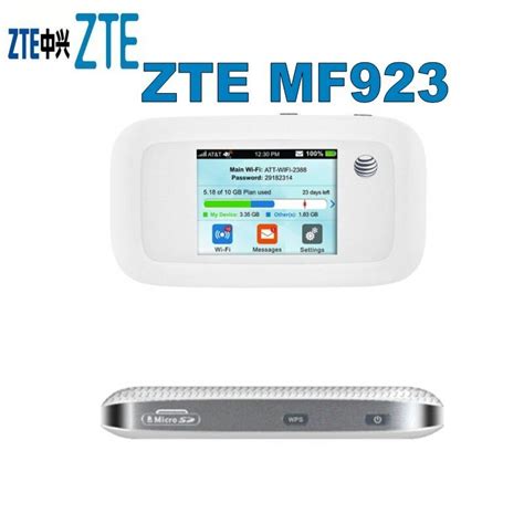 Zte Mf923 4g Lte Mobile Hotspot Unlocked In 3g4g Routers From Computer