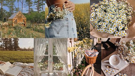 Collages Spring Posted By Sarah Sellers Spring Laptop Aesthetic Hd