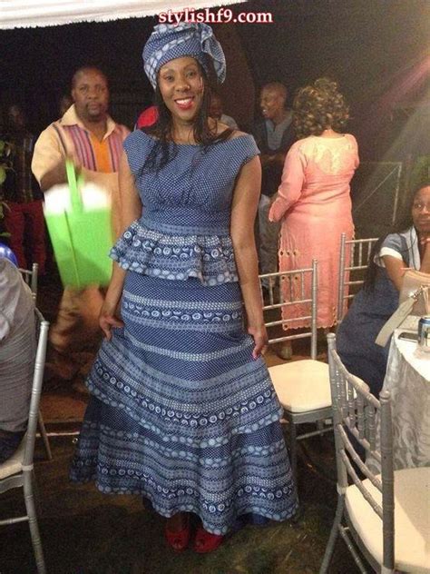 Popular Shweshwe Wedding Dresses 2019 • Stylish F9 Seshweshwe Dresses African Attire Dresses
