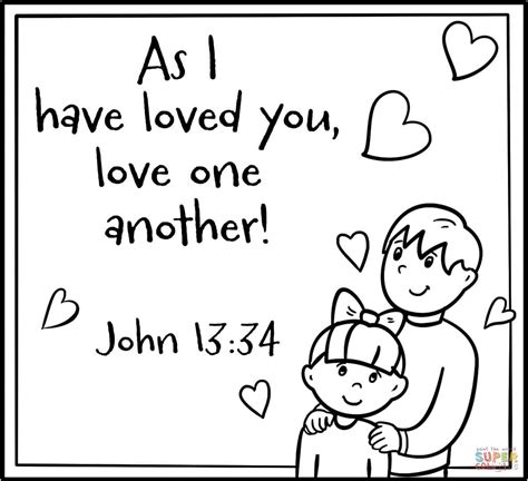 As I Have Loved You Love One Another Encouraging Christian Note