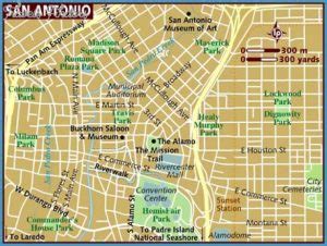 San Antonio Map TravelsFinders Com