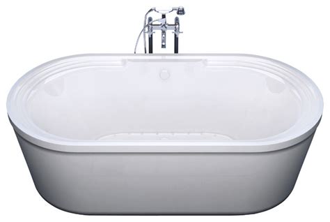 About 95% of these are bathtubs & whirlpools, 0% are shower rooms. Venzi Padre 34 x 67 Oval Freestanding Air Jetted Bathtub ...