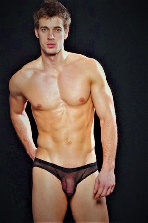 Naked Nice Guys Cock Show Underwear See Through Black