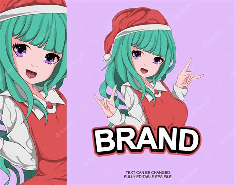 Premium Vector Anime Logo Template Design Template