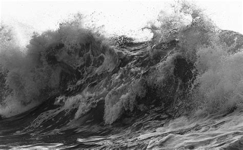 Sea Grayscale Photography Of Water Wave Black And White Image Free