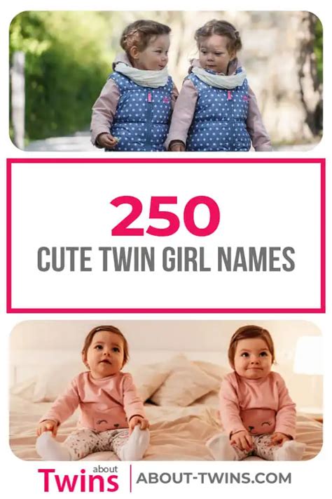 250 cute and unique twin girl names about twins