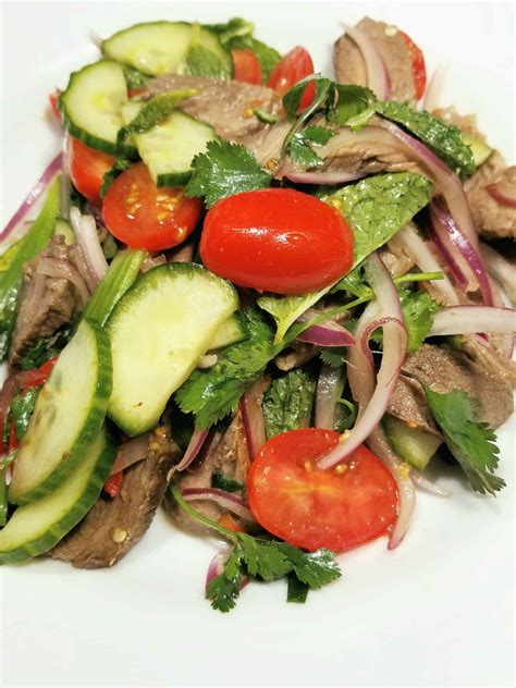 Healthy Thai Beef Salad Yum Nua Healthy Thai Recipes