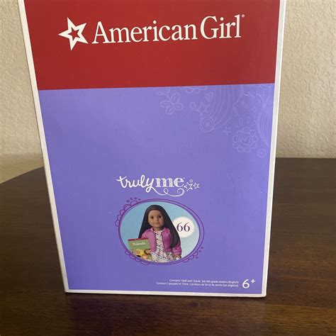 american girl 18 truly me 66 doll medium skin black brown hair brown eyes new 887961840261 ebay