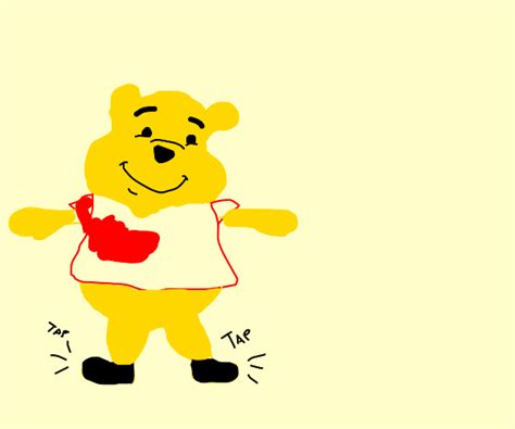 Winnie The Pooh Tap Dancing Drawception